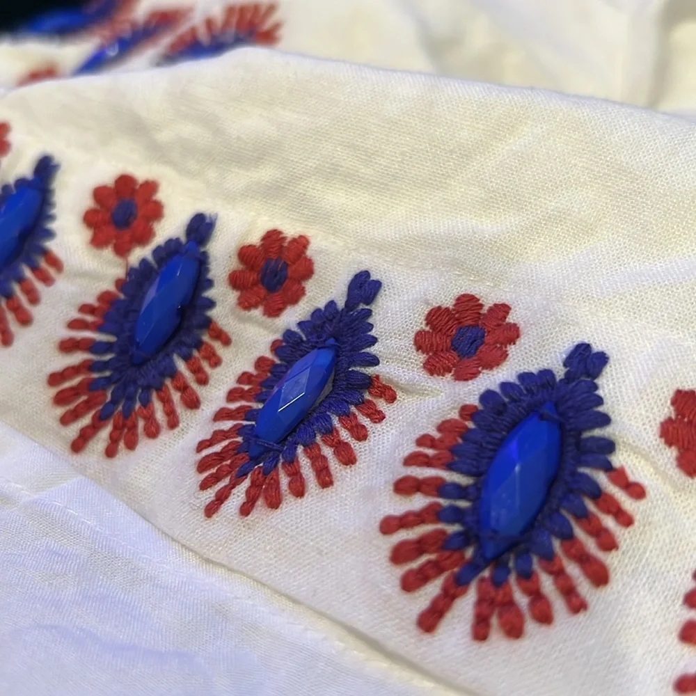 Farm Rio Embroidery Linen Mini - Picture 4 of 13